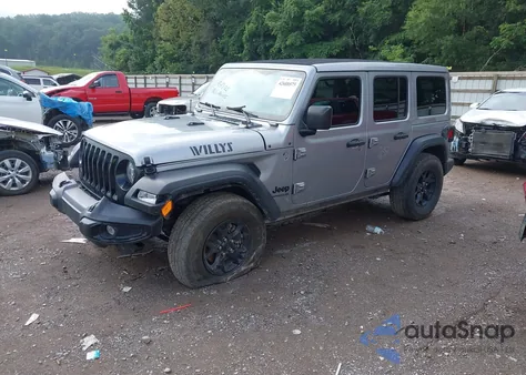 2021 Jeep Wrangler Unlimited Sport from USA, damaged, VIN 1C4HJXDG6MW607748